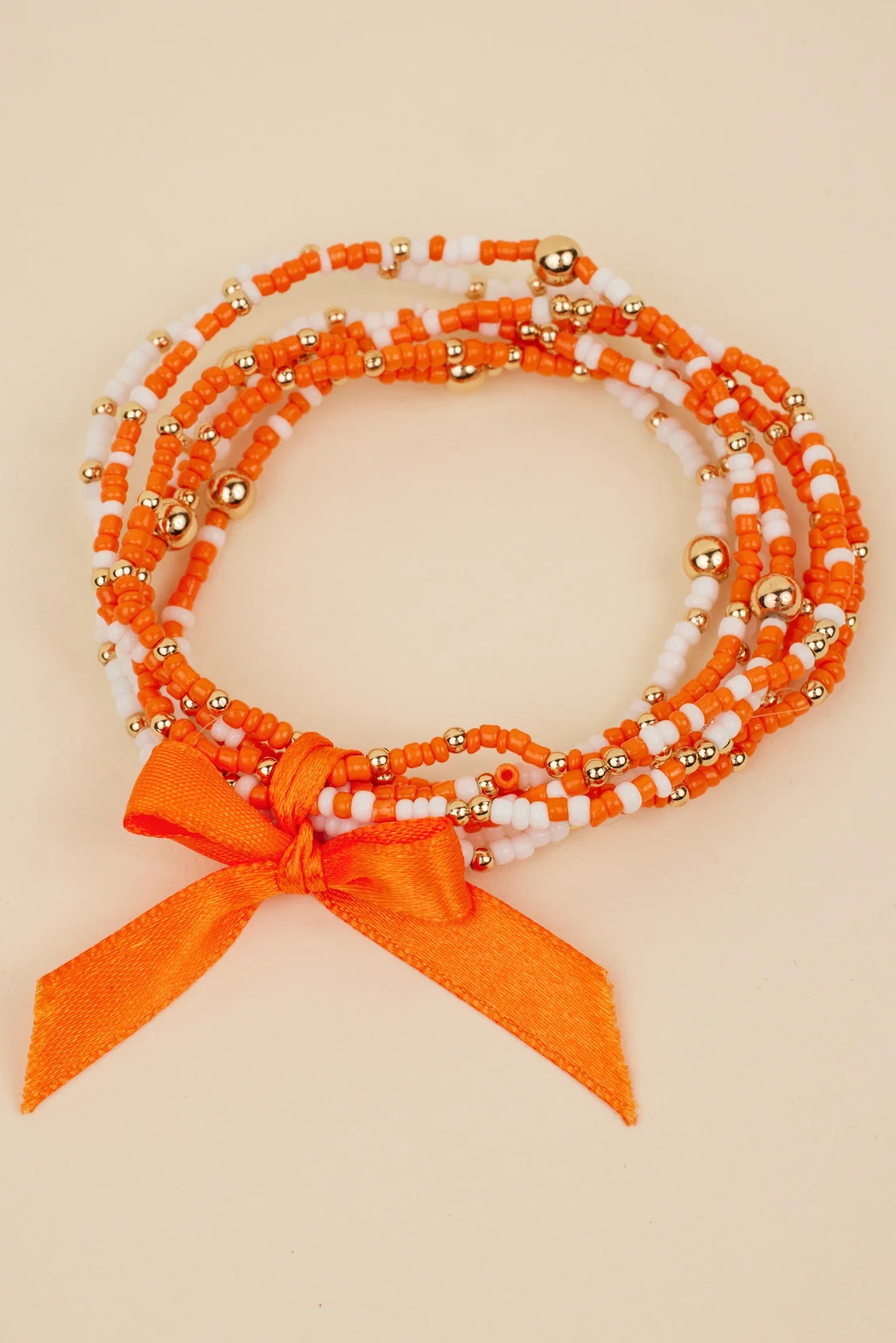 Meg Bracelets- Orange/White | Avara