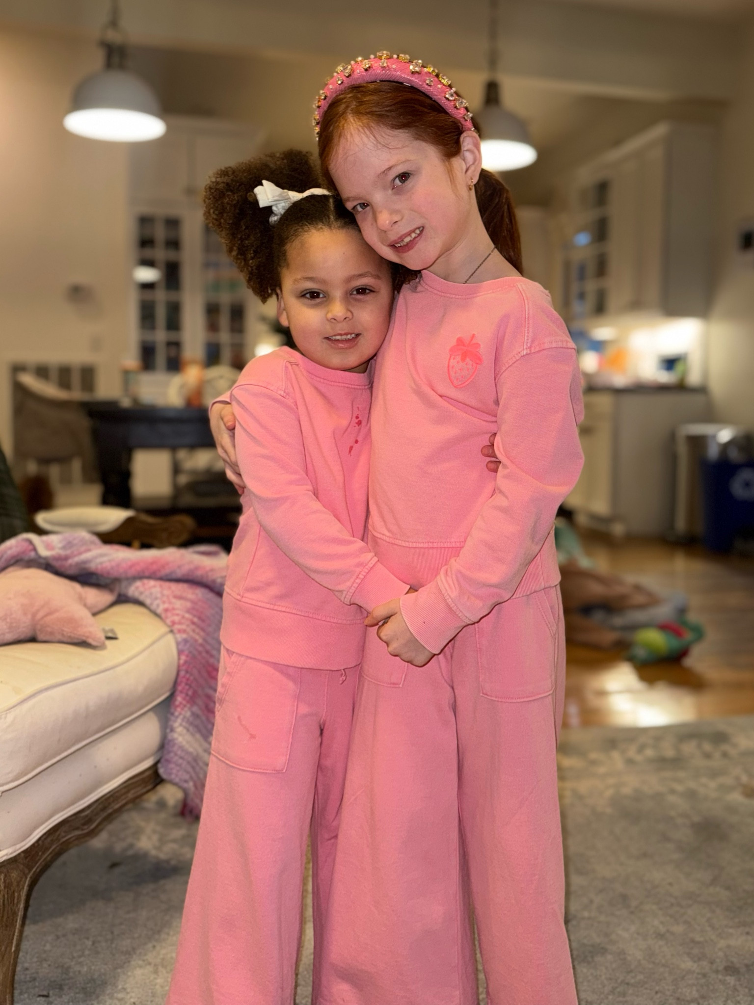These sweet little sets are super affordable, comfortable and come in two colors. I need to go back and get the grey one now. Blaire is in a 4 and Brooklyn is in a 5. I linked more cute sets for the girls! 

#LTKFamily #LTKMostLoved #LTKKids
