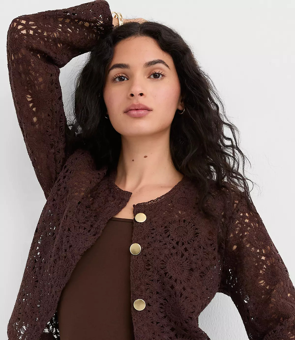 Crochet Cardigan | LOFT