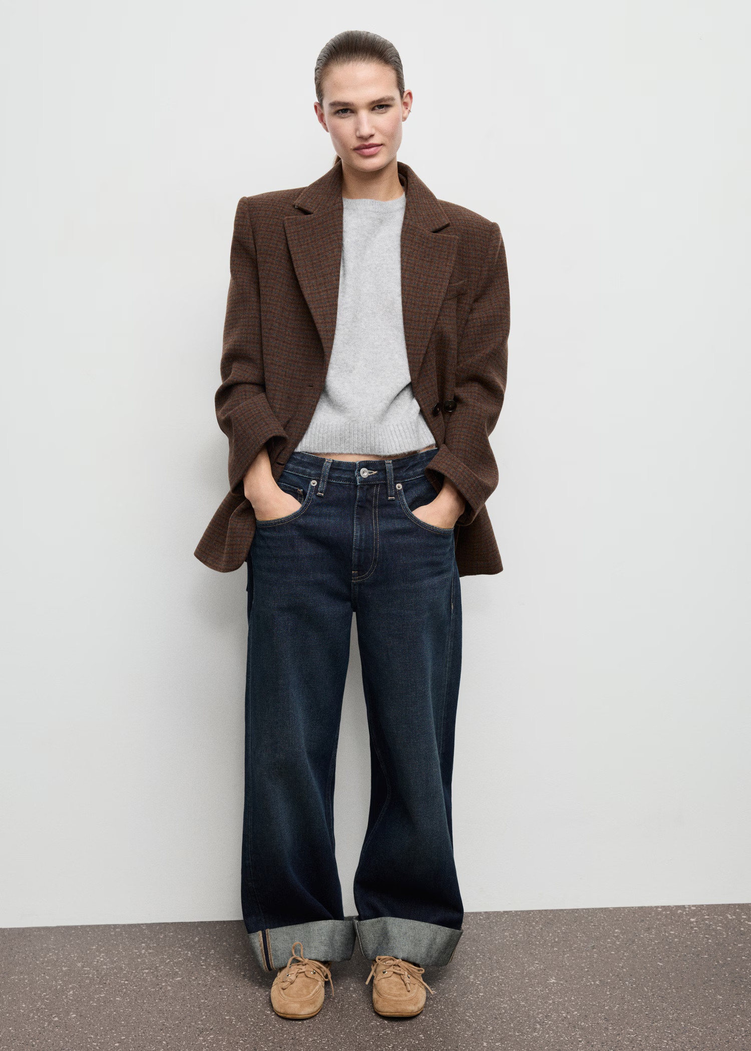 Short-sleeved knitted sweater | Mango (US/MX/AU)