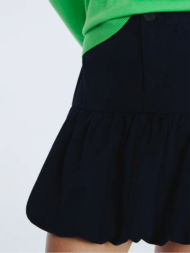 Free Assembly Women's Bubble Hem Mini Skirt, Sizes XS- XXL | Walmart (US)