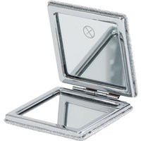 Transformulas Glitzy Dual Compact Mirror in Black | Debenhams UK
