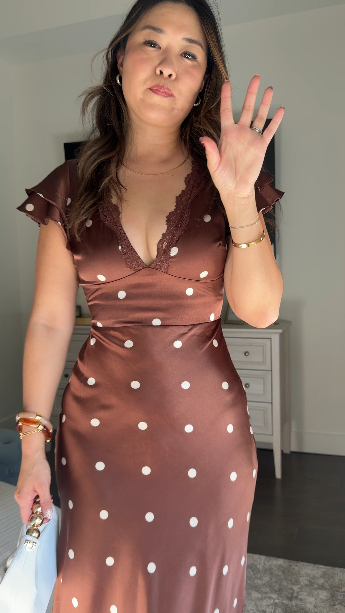 Brown Polka Dot Lace Dress: 6

Petal & Pup