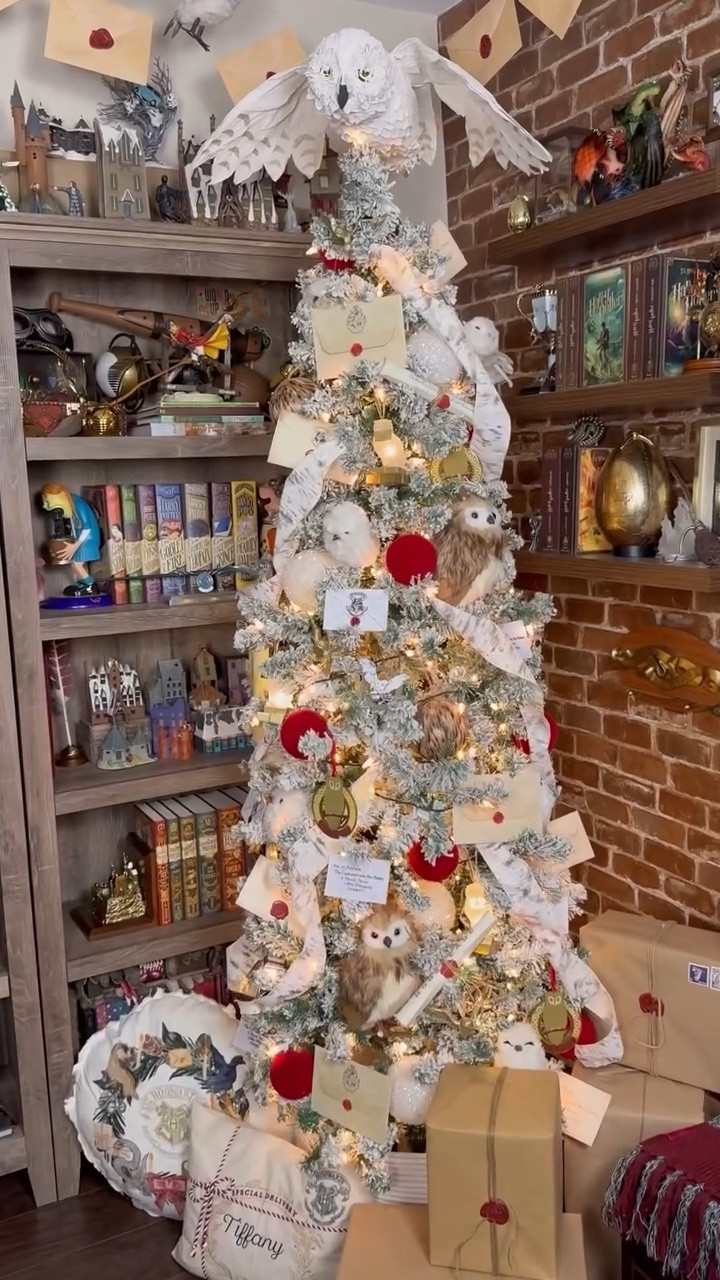 I hope Hedwig approves🦉💌

I’m so loving how this owl post Harry Potter Christmas tree turned out this year 😍 I added a few new elements to it and I’m so happy with it. 



#LTKSeasonal #LTKHoliday #LTKGiftGuide