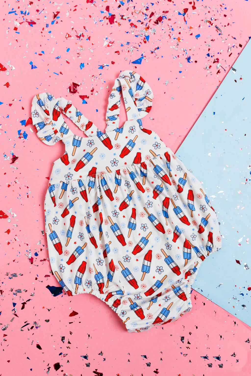 LITTLE MISS FIRECRACKER DREAM BUBBLE ROMPER | Dream Big Little Co.