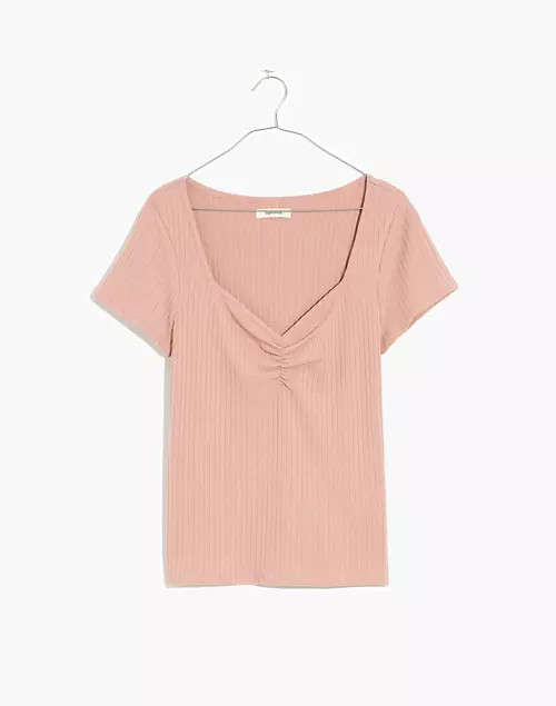 Ribbed Sweetheart Tee | Madewell