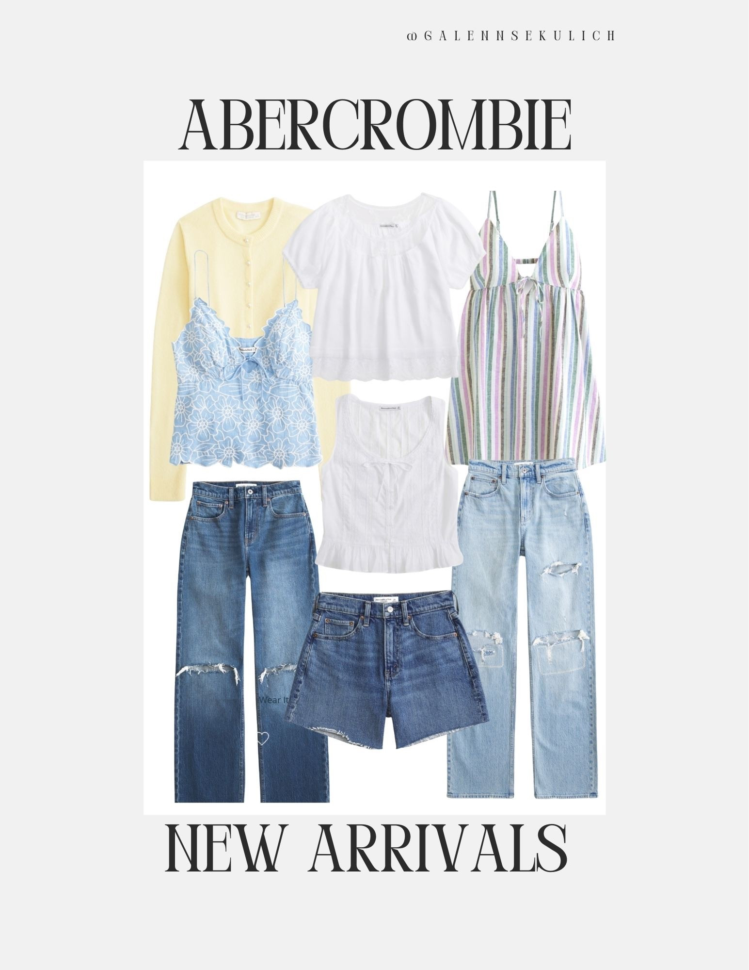 Abercrombie new arrivals on sale! 20% off spring summer finds! Casual style! Affordable fashion  