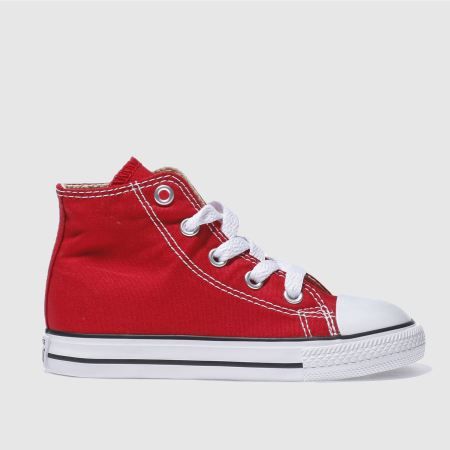 Kids Toddler Red Converse All Star Hi Trainers | schuh | Schuh