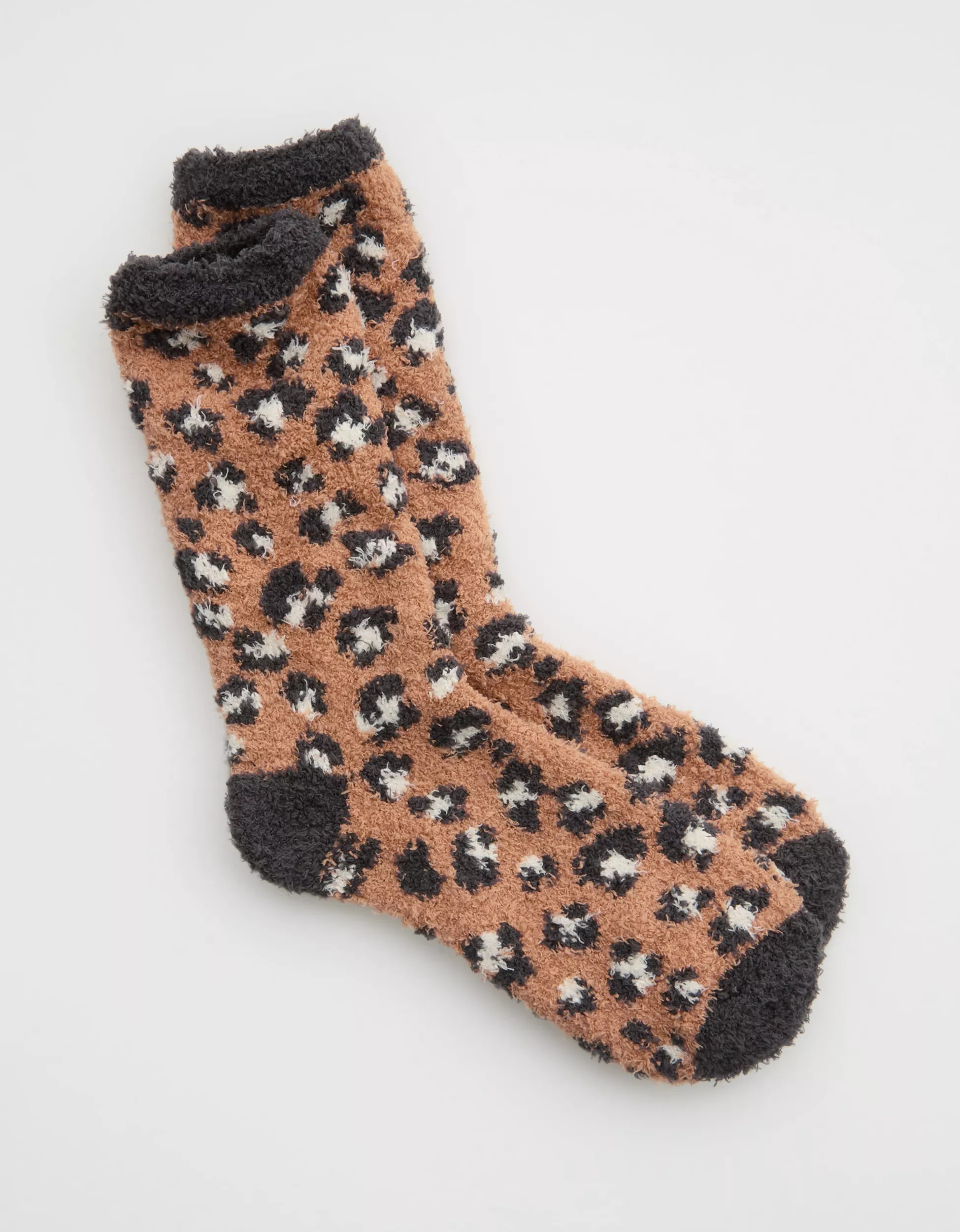 Aerie Fuzzy Crew Socks | Aerie