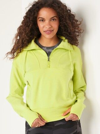 Dynamic Fleece Half-Zip Sweatshirt for Women | Old Navy (US)