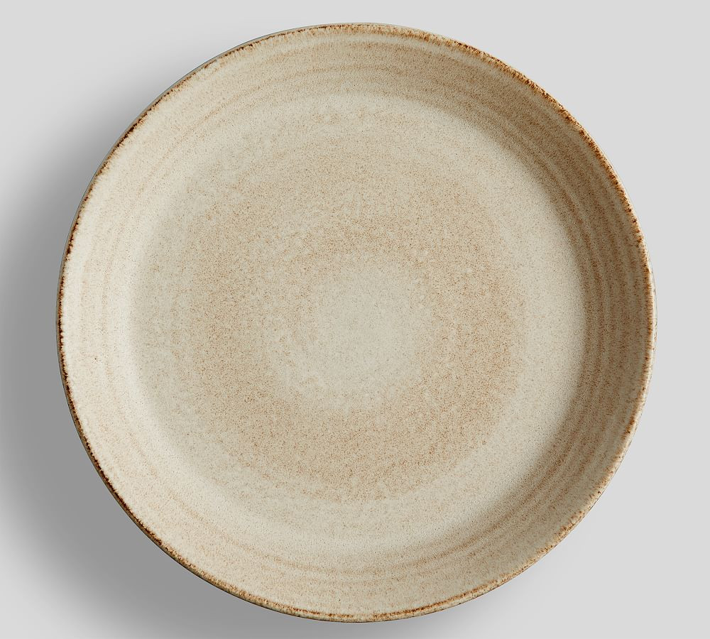 Larkin Reactive Glaze Stoneware Dinner Plates | Pottery Barn (US)