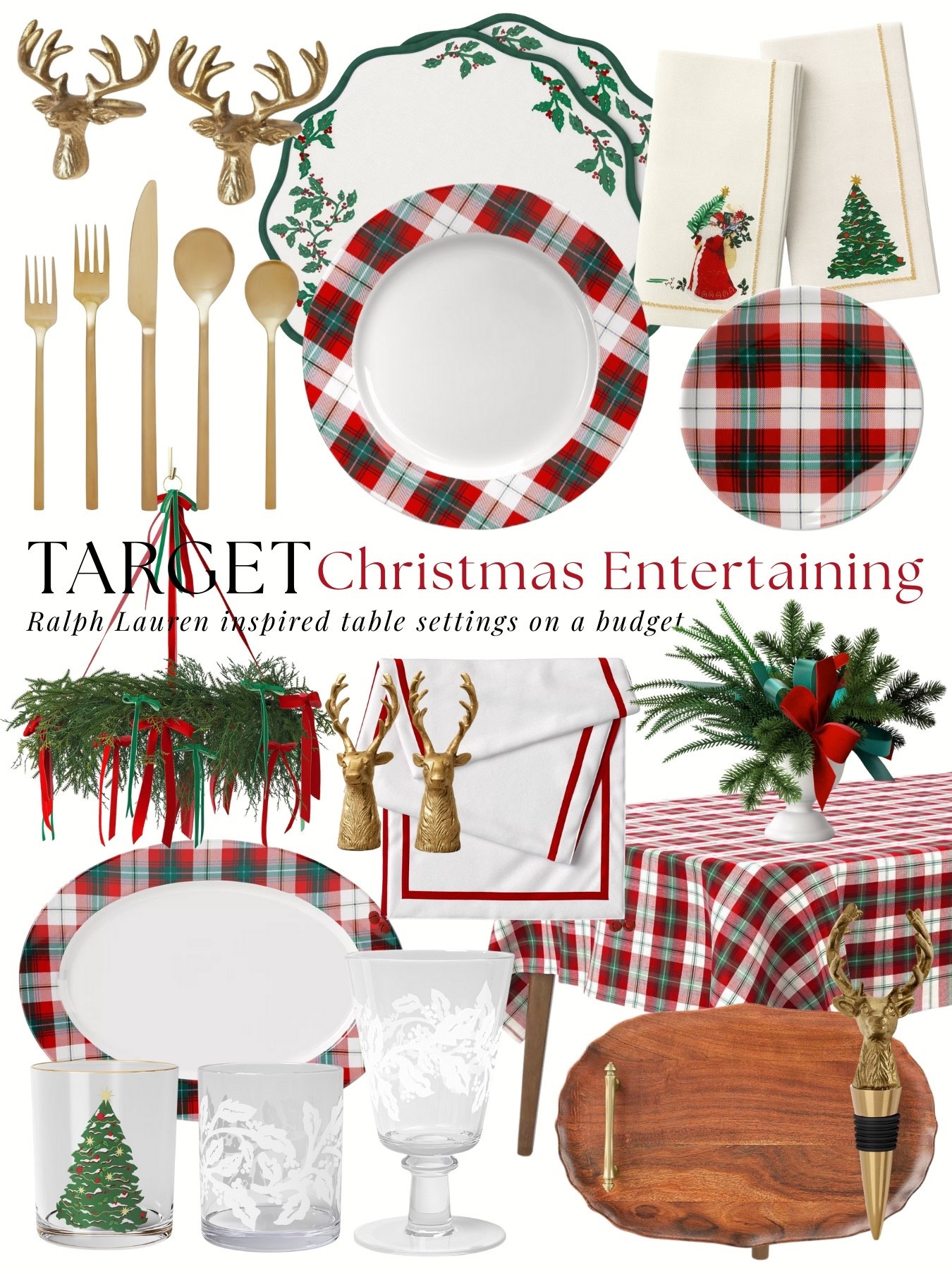Classic Christmas table wear inspired by Ralph Lauren 🎄❤️ Love a good tartan plaid!

Ralph lauren Christmas, plaid dinnerware, plaid plates, plaid tablecloth, Christmas tablescape, Christmas table setting, holiday tablescape, classic Christmas decor

#LTKHome #LTKSeasonal #LTKHoliday