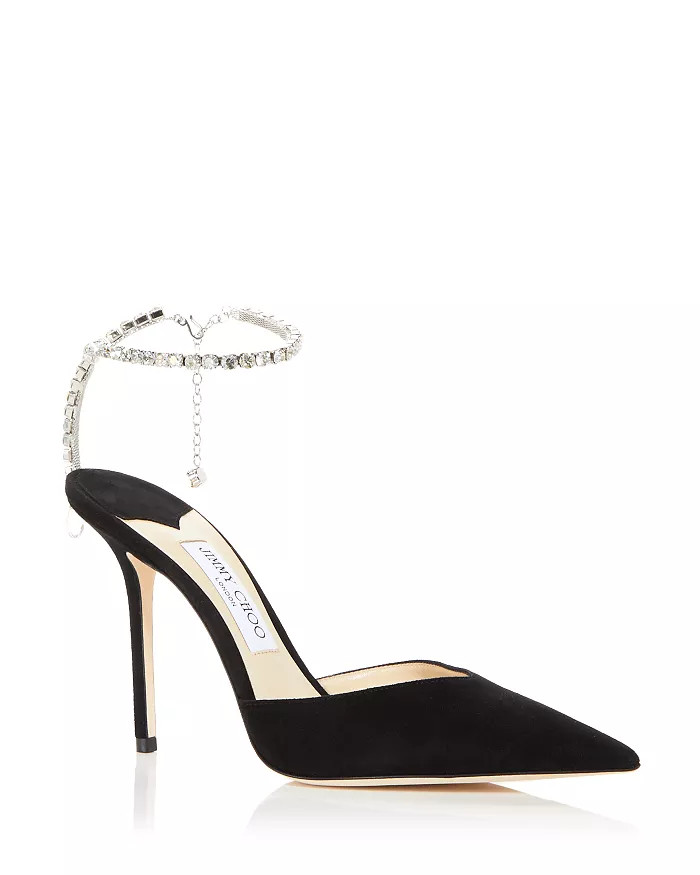 Women's Saeda 100 Embellished Pointed Toe Pumps | Bloomingdale's (US)