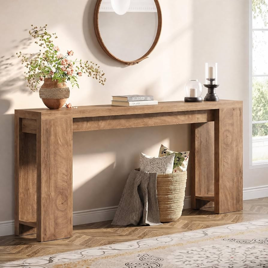 Tribesigns - Mesa consola de 70.9 pulgadas, mesa de sof\u00e1 de granja detr\u00e1s del sof\u00e1... | Amazon (US)