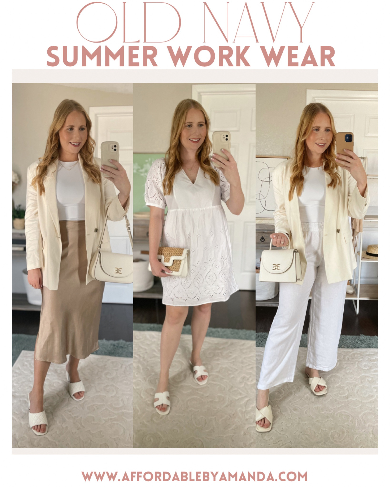 Old Navy Workwear Outfit Ideas 
Neutral workwear looks for the office
#work #office #workwear #blazer


📲 Be sure to hit the (+) FOLLOW button so you don’t miss out on anymore trendy + inexpensive outfit ideas from me!

#oldnavystyle #oldnavy #myoldnavystyle #ribbeddress #longsleevedress #springdress #springoutfit #spring2023 #springlooks #springlookbook #girlystyle #girlydress #girlyoutfits #oldnavystyles #oldnavystyled #oldnavydress 

Old Navy style | old navy fashion | old navy dress | old navy try on | old navy haul | casual summer look | outfit inspo | ootd inspo | Casual summer outfit | elevated casual outfit | ribbed knit dress | long dress | eyelet dress | eyelet mini dress | girly dress | girly outfit | summer dress | spring style | Pinterest style inspo | Pinterest outfit ideas | minimal style | tank dress | neutral dress |polo tank top | preppy style | preppy fashion | classic style | classy outfits | summer outfits | summer fashion | summer dress try on | old navy try on | try on haul | midsize dresses | midsize blogger | size 10 fashion | 

#LTKsalealert #LTKFind #LTKworkwear