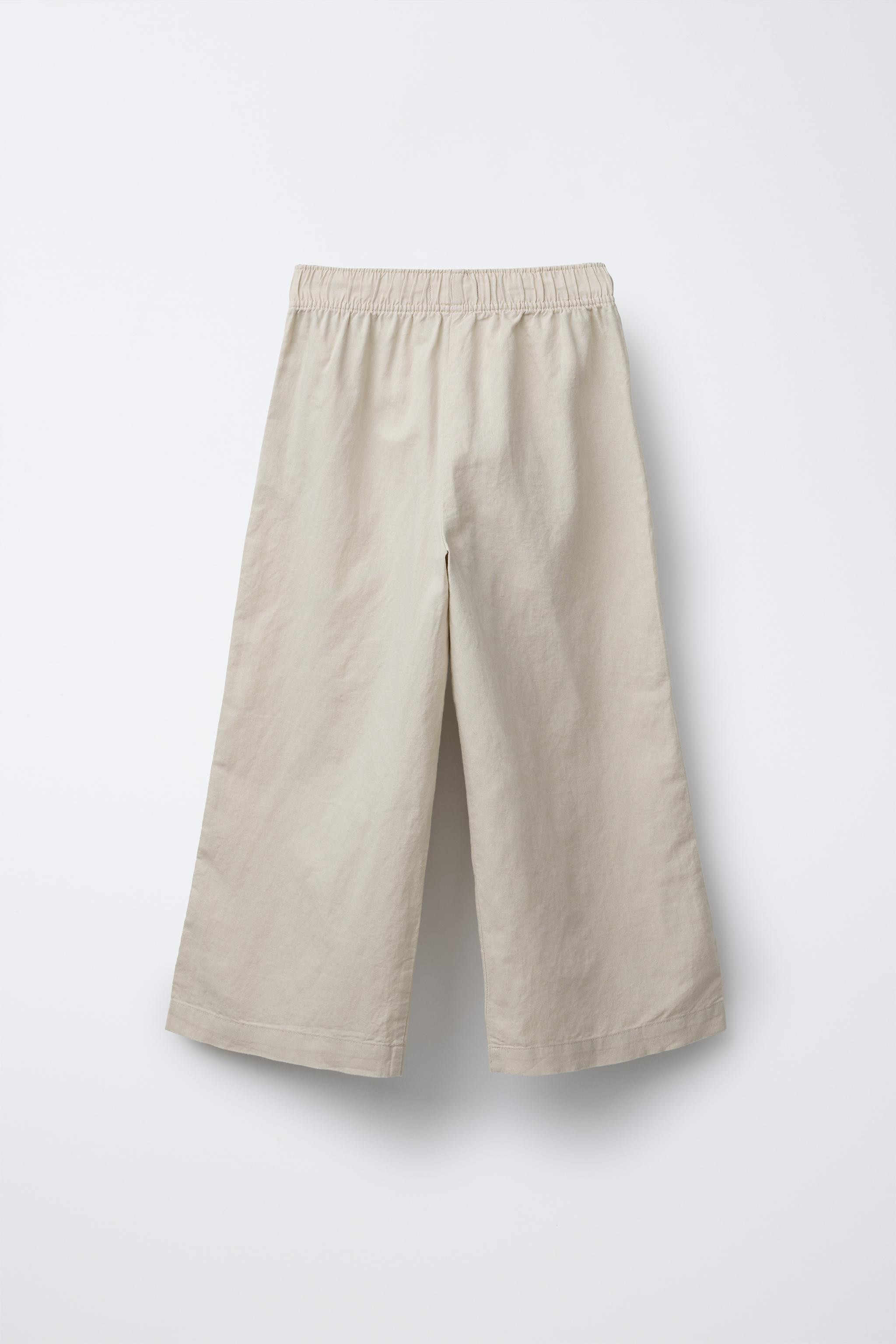 WIDE LEG LINEN BLEND PANTS | Zara US