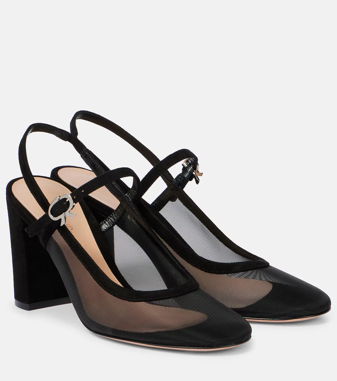 55 leather slingback pumps | Mytheresa (INTL)