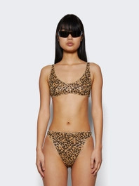 Animalier Lumiere Sporty Bra '90 Bottom Leopard  | The Webster | The Webster