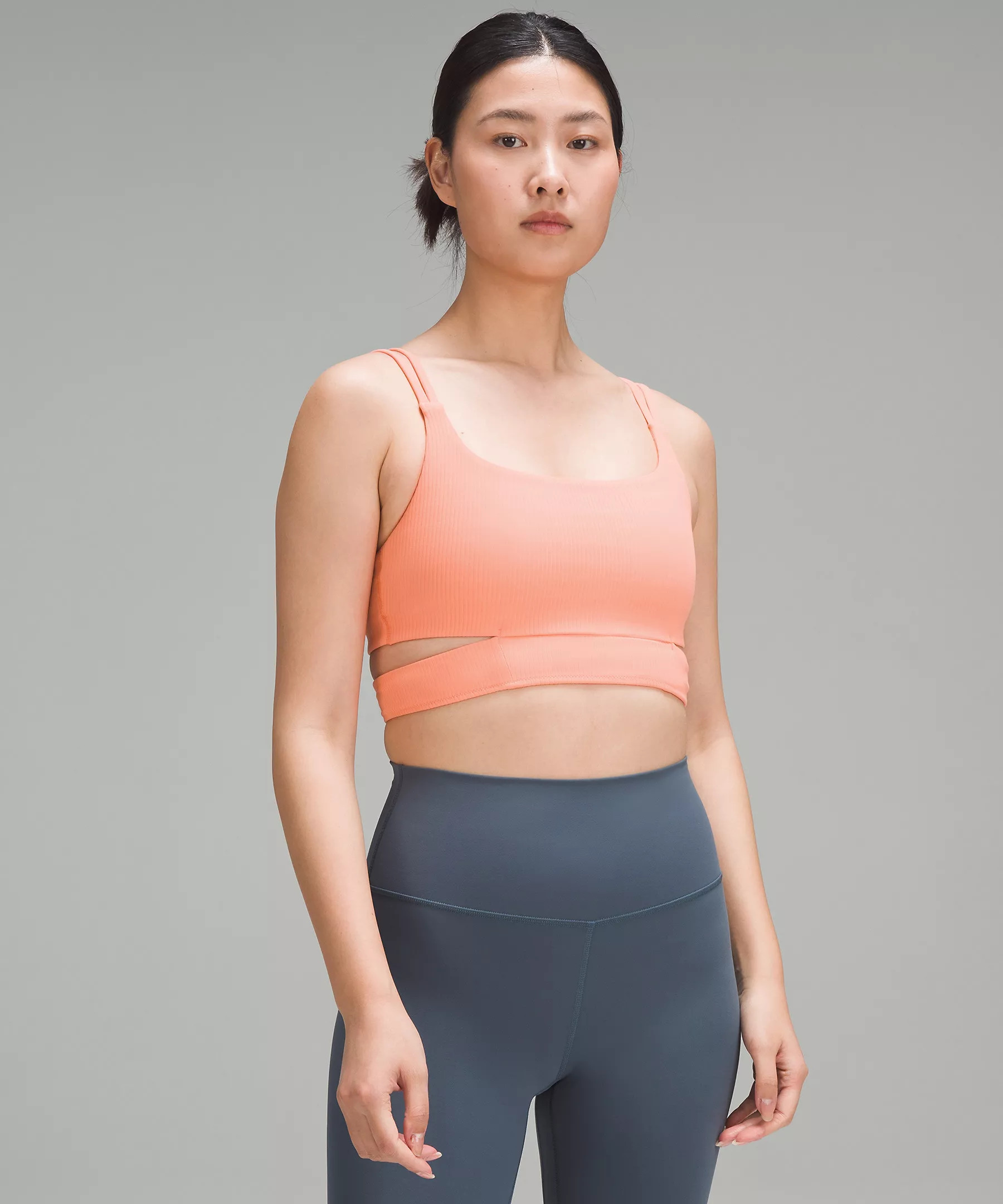 Ribbed Nulu Strappy Yoga Bra | lululemon (CA)