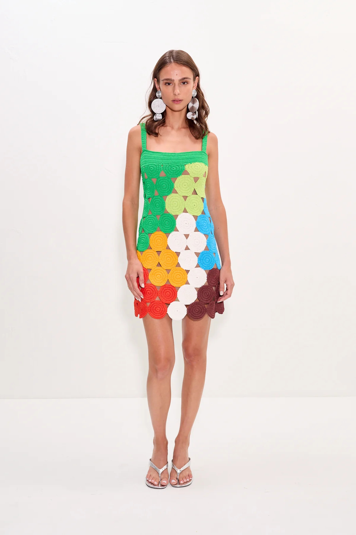 Beep Beep Tank Mini Dress in Island Multi | Simon Miller