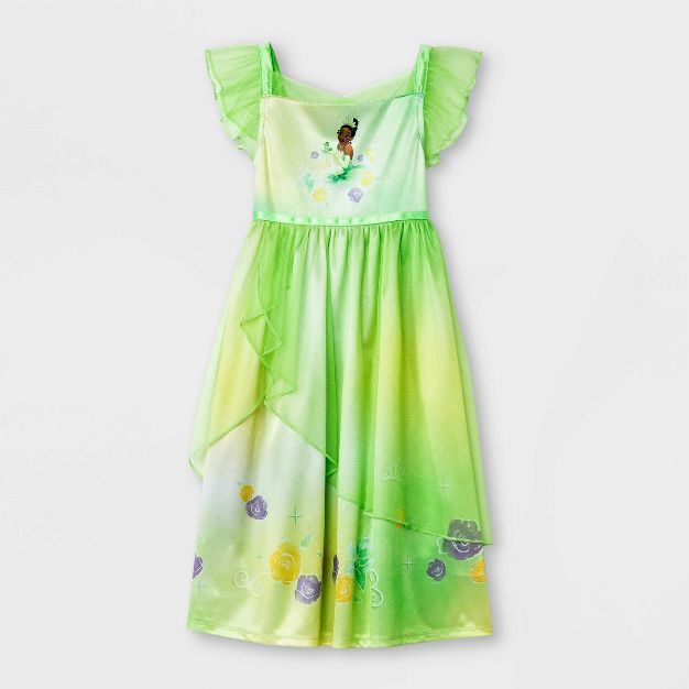 Toddler Girls' Disney Princess Tiana NightGown - Green | Target