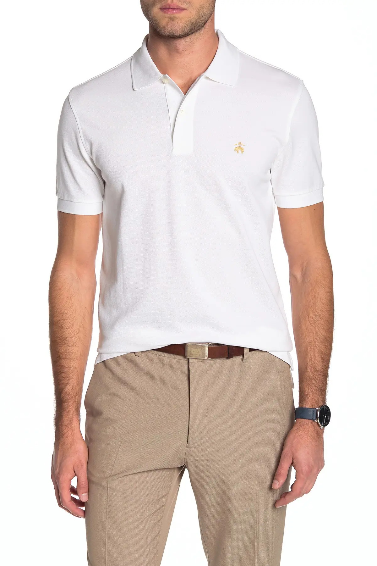 Brooks Brothers Solid Pique Slim Fit Polo at Nordstrom Rack | Nordstrom Rack