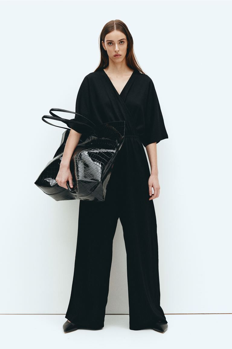 Crinkled jersey jumpsuit | H&M (UK, MY, IN, SG, PH, TW, HK)