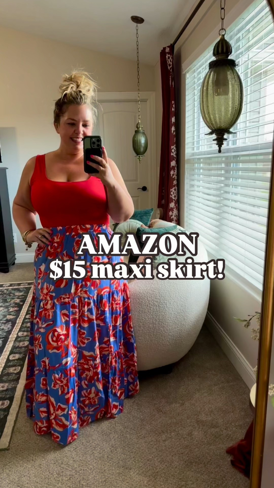 This floral Amazon maxi skirt comes to just $13 today after clickable coupon!! 

#LTKPetite #LTKMidsize #LTKSaleAlert