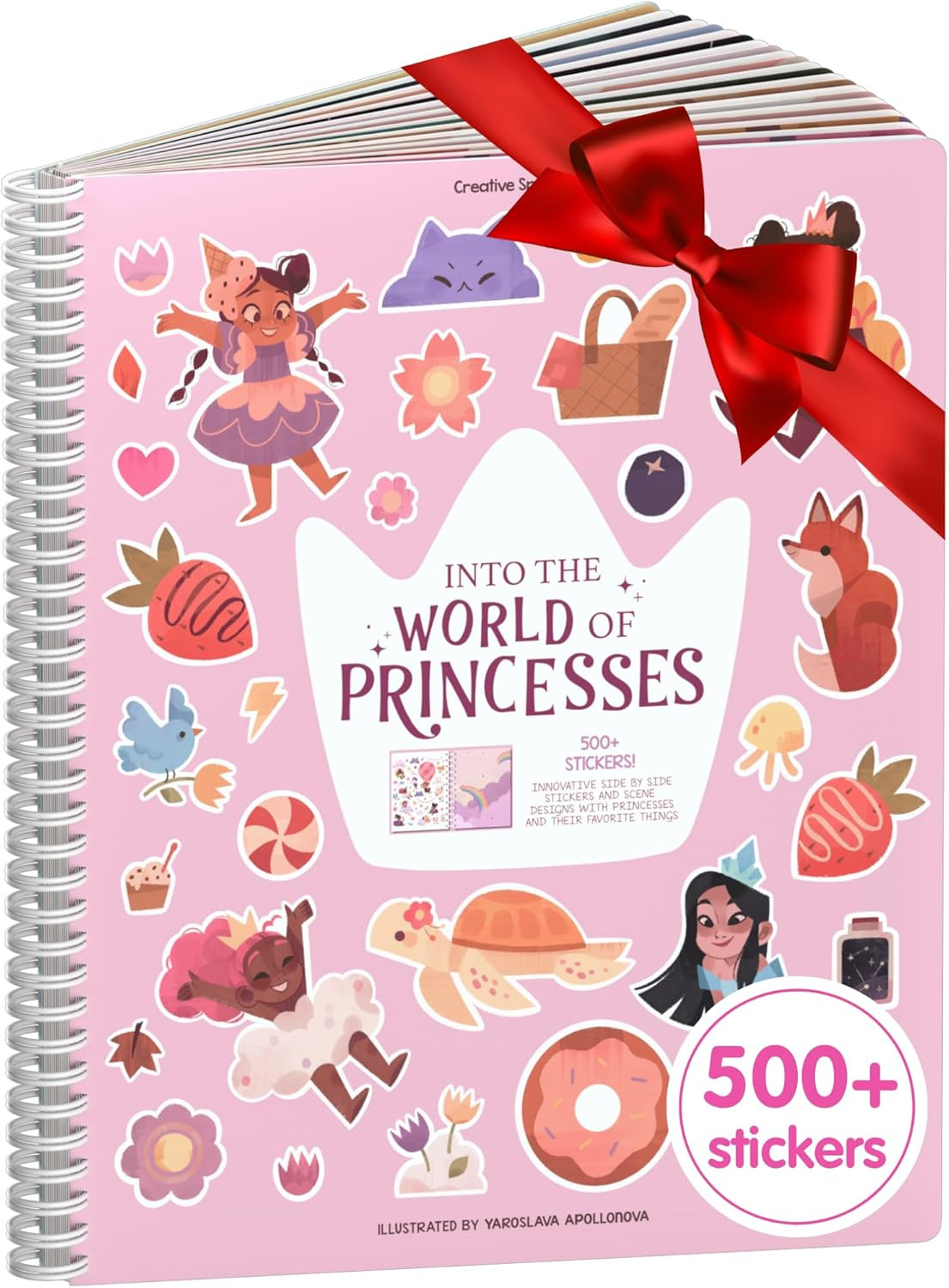 Princess Sticker Book Activity for Kids, World of Princesses by Cupkin, Toddler Airplane Travel E... | Amazon (US)