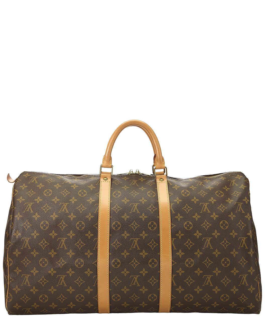 Louis Vuitton Brown Monogram Canvas Keepall 55 (Authentic Pre-Loved) | Gilt & Gilt City