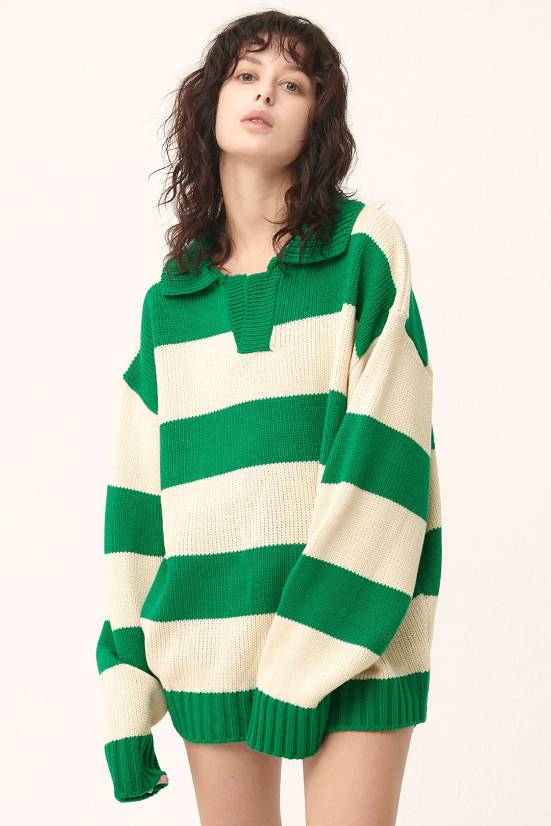 [NEW] Blake Oversized Varsity Sweater | Storets (Global)