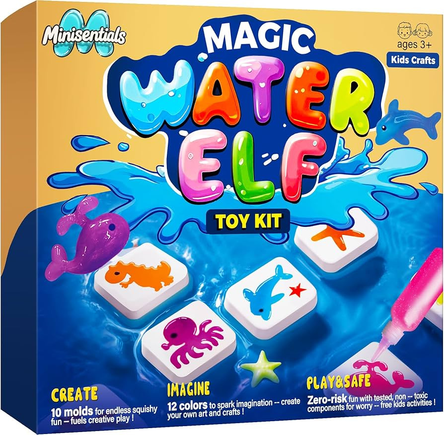 Magic Water Elf Toy Kit - Crafts kit for Kids - Arts and Crafts for Girls - Magic Gel Water Pets ... | Amazon (US)