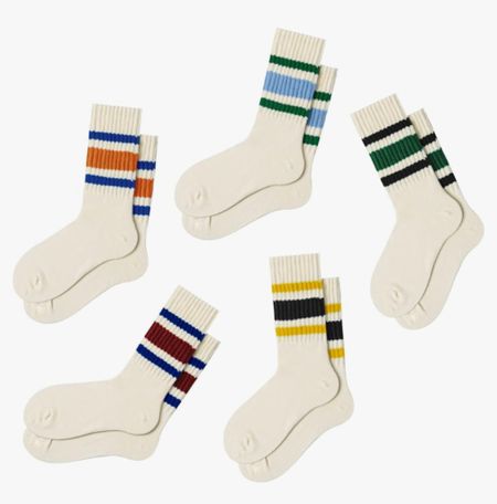 Fun socks to keep the ankles warm as we wait for spring weather from @amazon

#stripedsocks #noveltysock #athleticsocks #preppy 

#LTKfindsunder50
