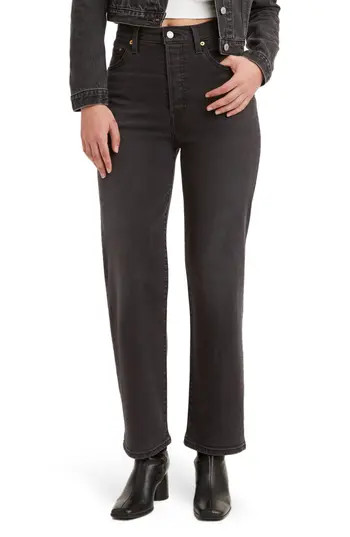 Levi's Ribcage Straight Ankle Jeans in Just A Sec at Nordstrom Rack, Size 27 X 27 | Nordstrom Rack