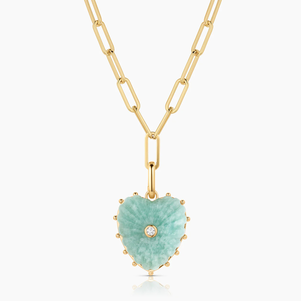 Malene Amazonite Clip Necklace | THATCH