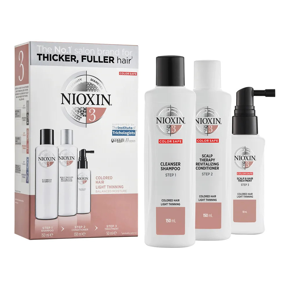 Haircare System 3 Kit For Coloured Hair With Light Thinning | Sephora (AU)