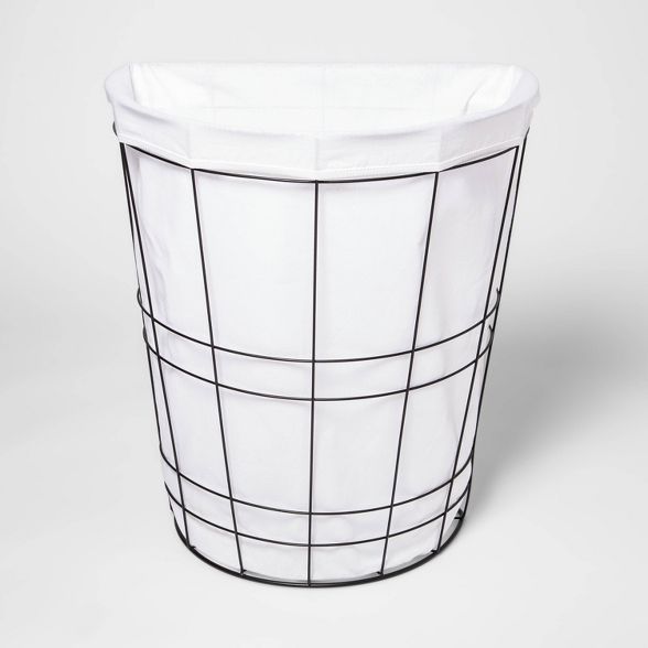 Metal Wire Basket with Fabric - Room Essentials&#8482; | Target