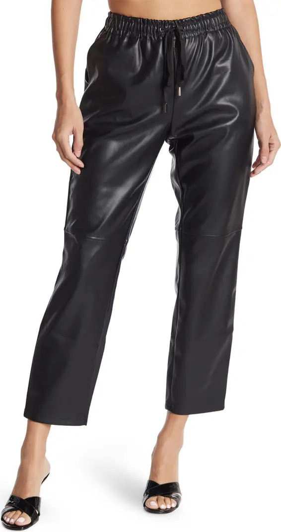 Faux Leather Drawstring Pants | Nordstrom Rack