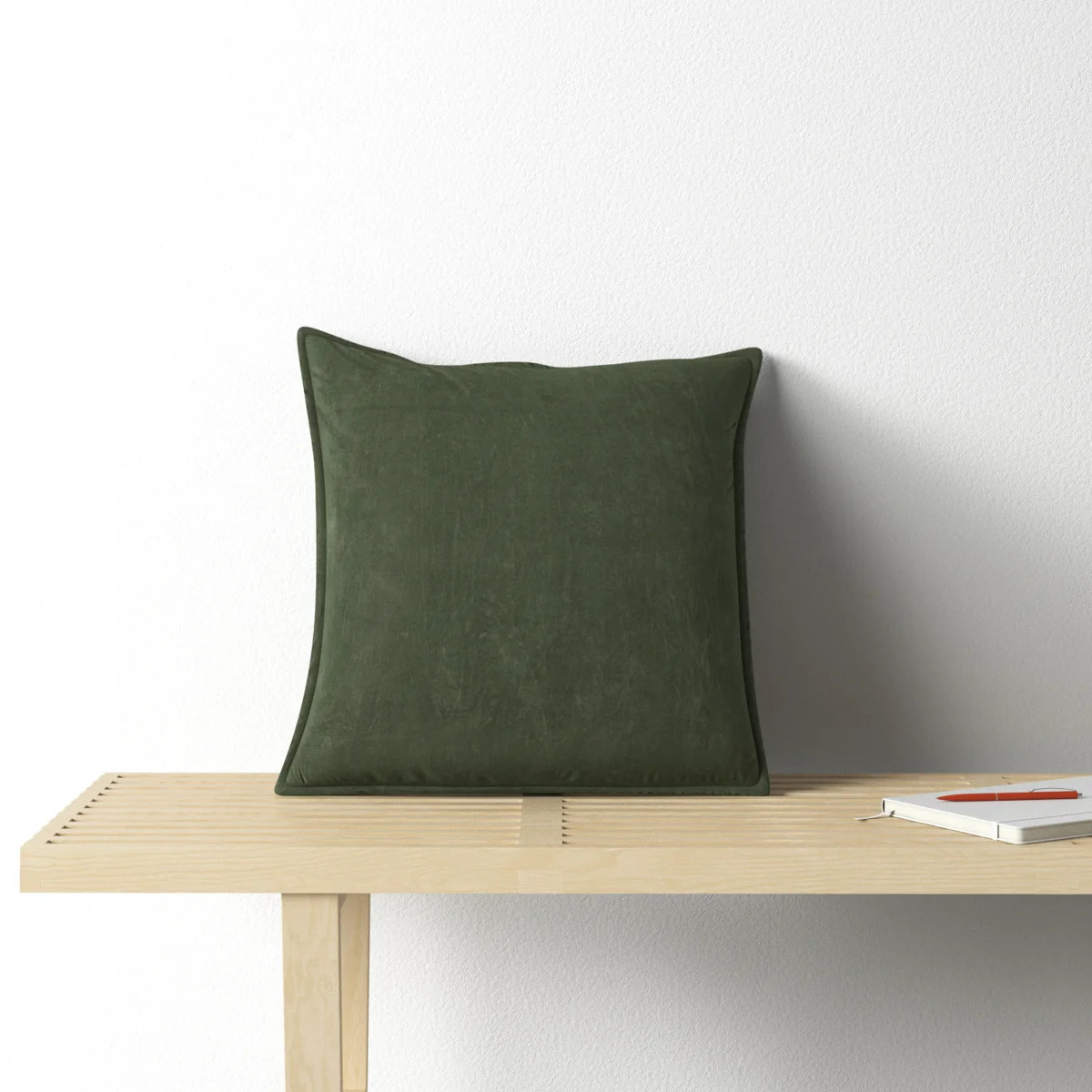 Edgar Square Cotton Velvet Throw Pillow | Wayfair North America