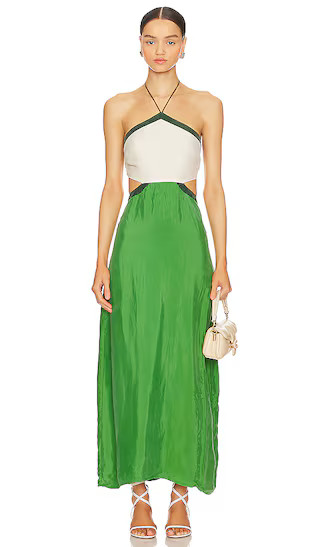 The Hazel Dress in Bottle Green | Revolve Clothing (Global)