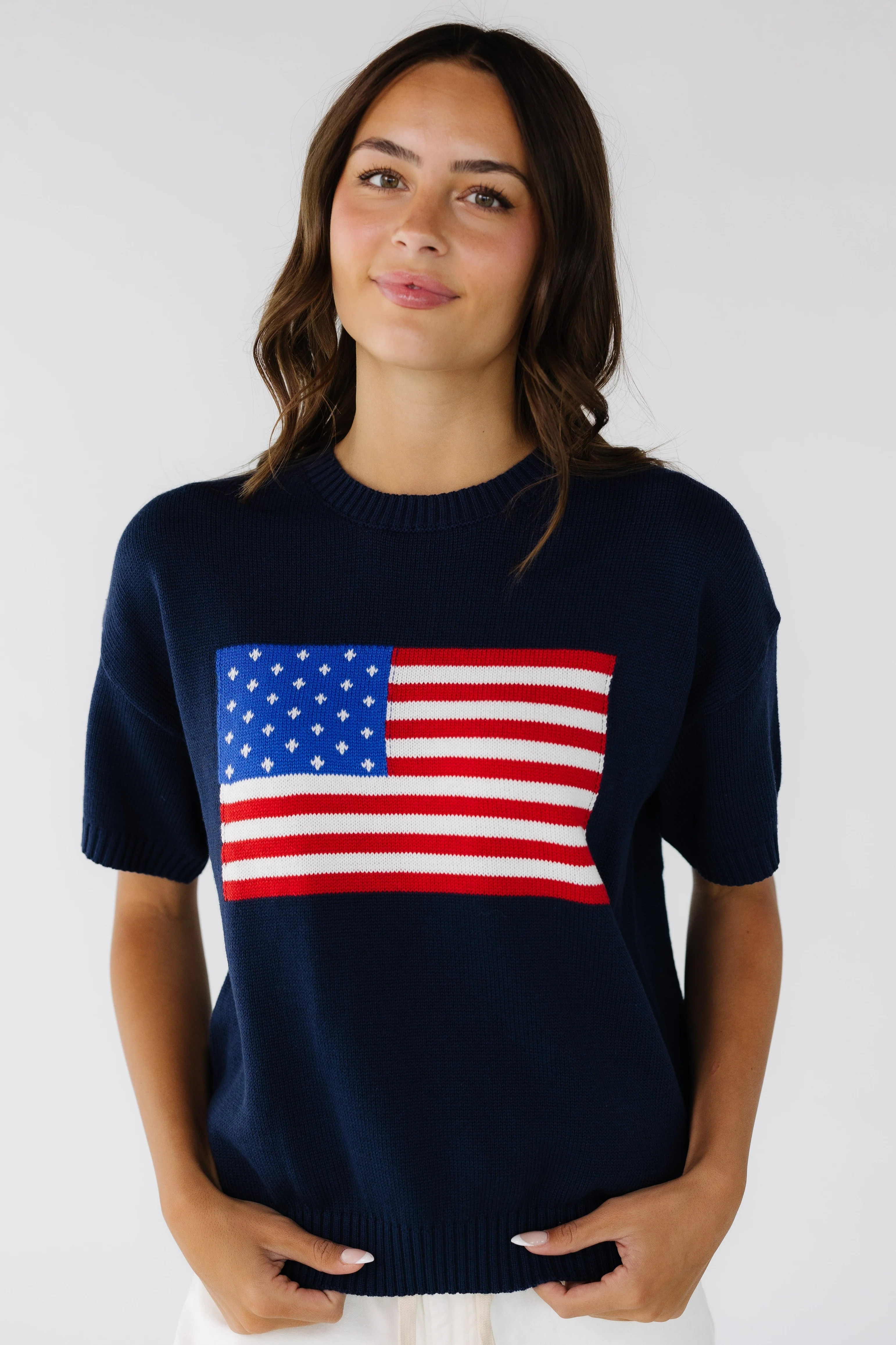 Modest Flag Lite Knit Top | Called To Surf