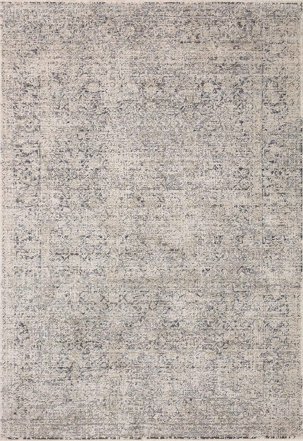 Amber Lewis x Loloi Alie Collection ALE-01 Stone/Mist 7'-10" x 10' Area Rug | Amazon (US)