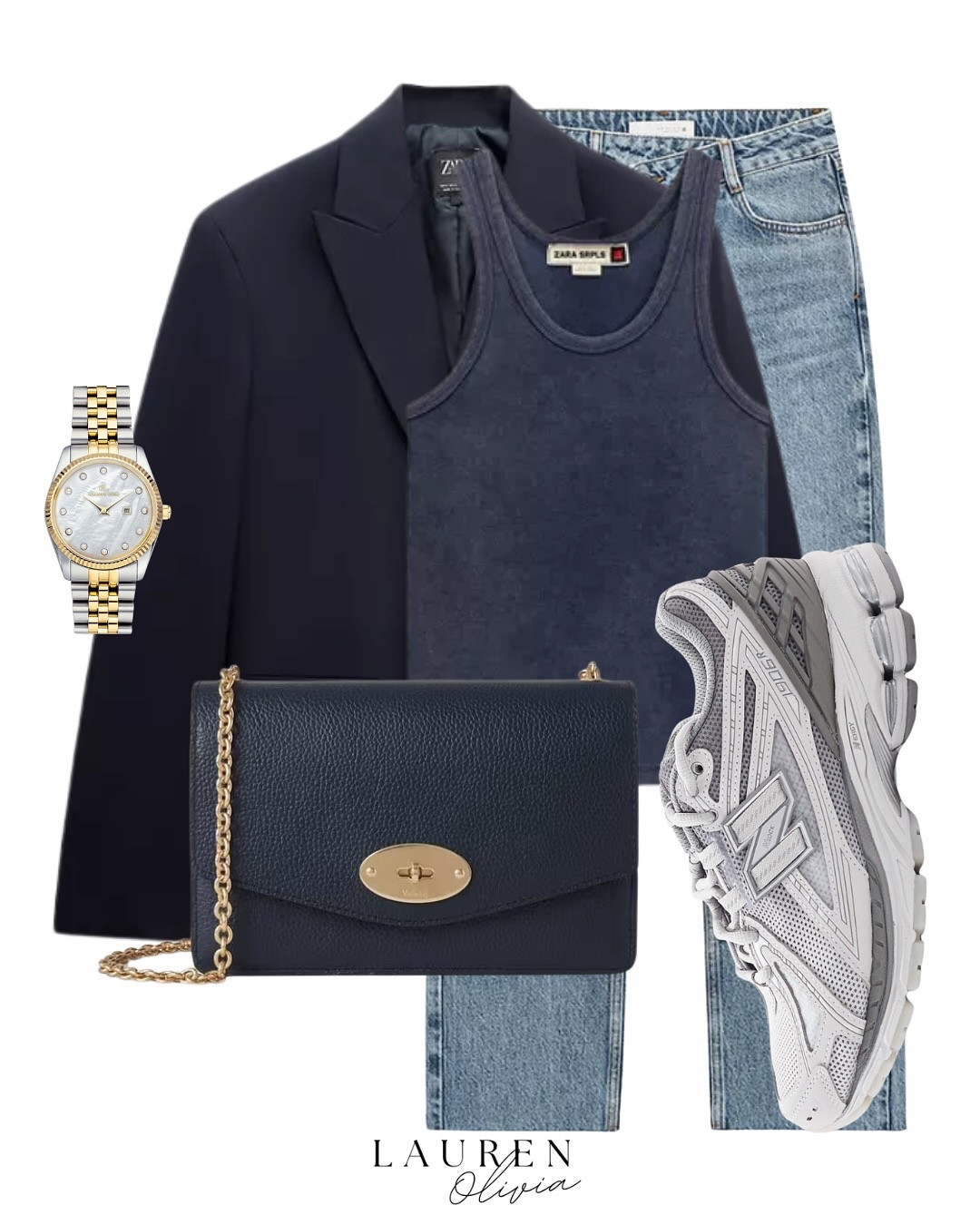 Spring vibes in navy and silver ✨

#zaraoutfit #zarawoman #springfashion #springtrends #virtualstylist #newbalance #trainers #mulberry #abbottlyon

#LTKAprilSpotlight #LTKspring #LTKuk