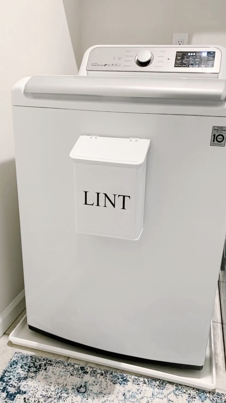 Magnetic Lint Bin for laundry. Comes in 4 colors: white, black, grey, mint. The magnet is strong and very sturdy! 10/10 recommend. #organizer #laundryroomorganizer


#LTKunder100 #LTKhome #LTKunder50