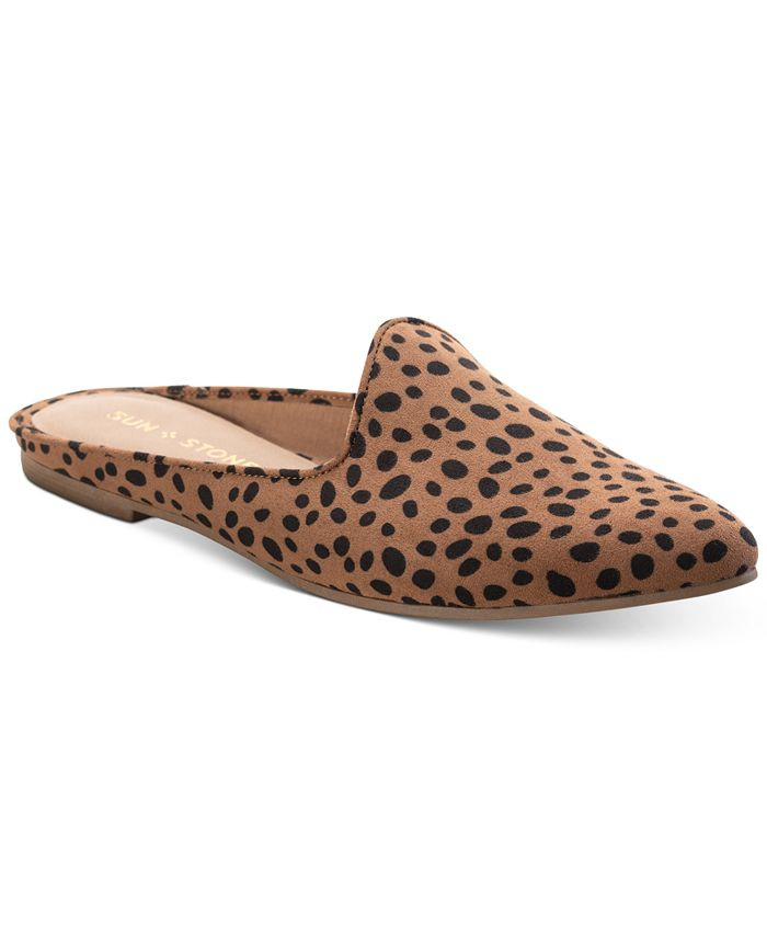 Sun + Stone Ninna Mules, Created for Macy's & Reviews - Flats - Shoes - Macy's | Macys (US)