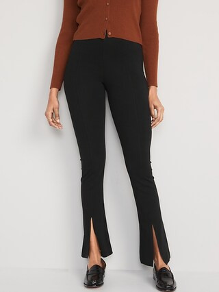 High-Waisted Split-Hem Flare Leggings for Women | Old Navy (US)