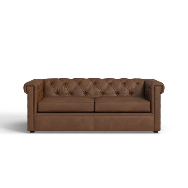 Haddie 82'' Leather Sofa | Wayfair North America