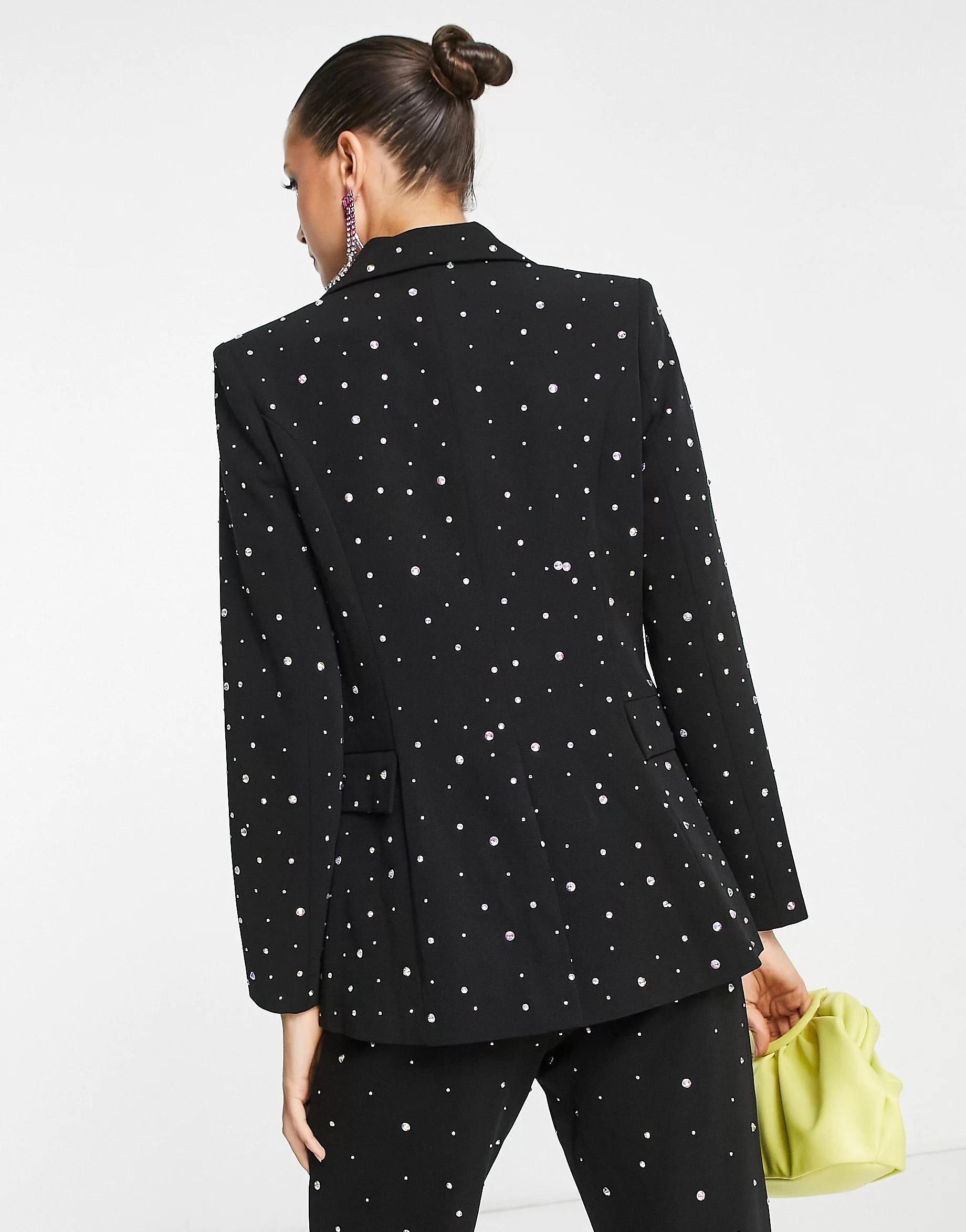 Rare London embellished blazer in black - part of a set | ASOS (Global)