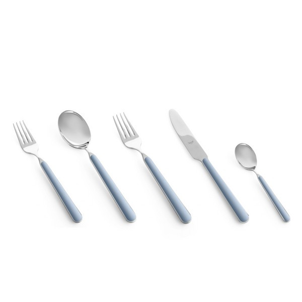 Flatware Set 5pcs Fantasia Light Blue / Azzurro | The Avenue