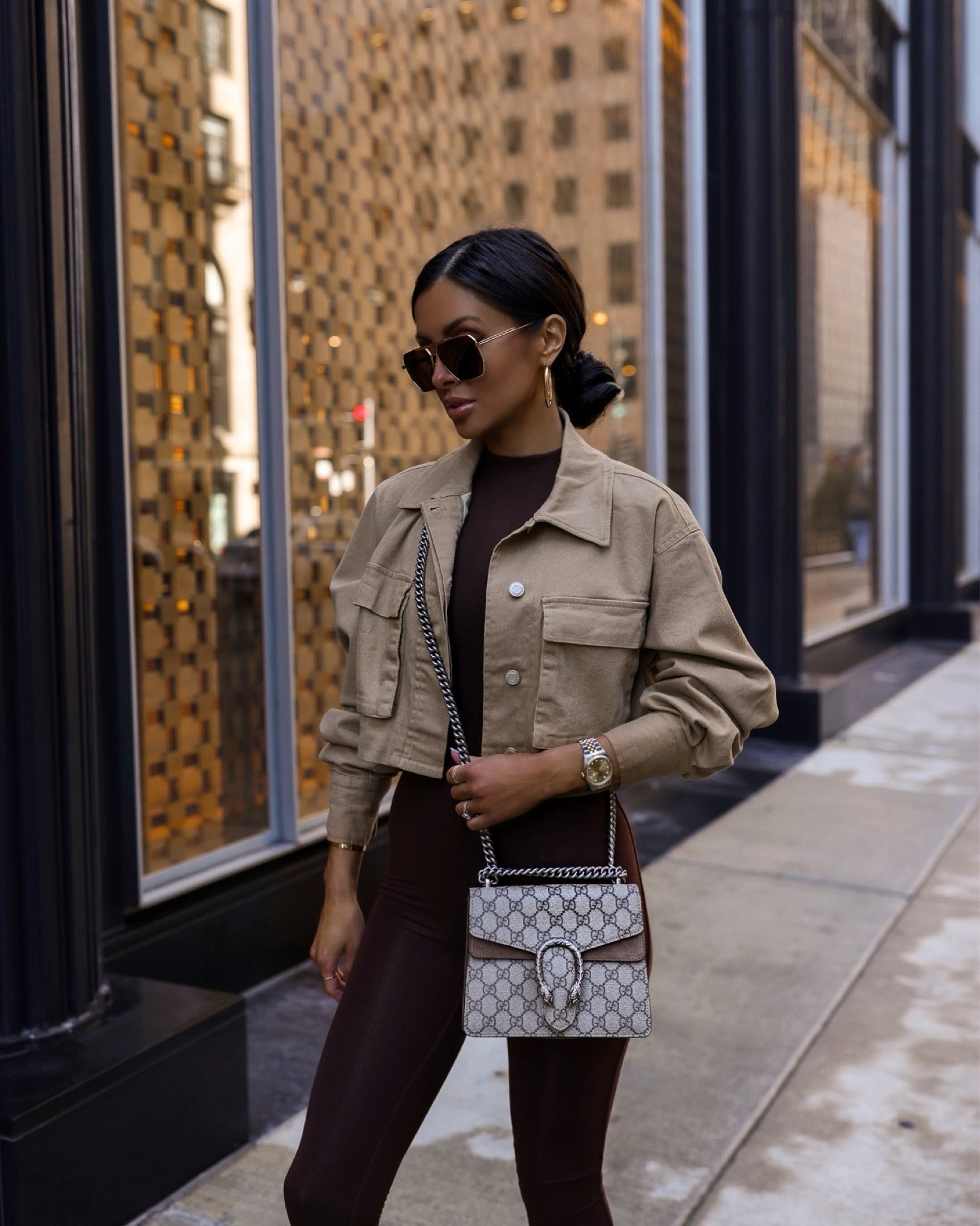 Casual outfit ideas / pre fall outfit
Cropped cargo jacket
Naked wardrobe jumpsuit
Gucci slingback pumps


#LTKFindsUnder100 #LTKStyleTip #LTKSeasonal